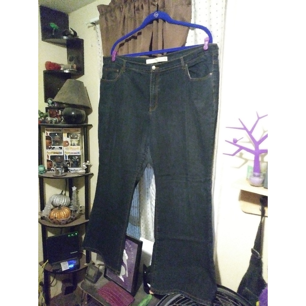 Lane Bryant Size 26 Black Flare Jeans